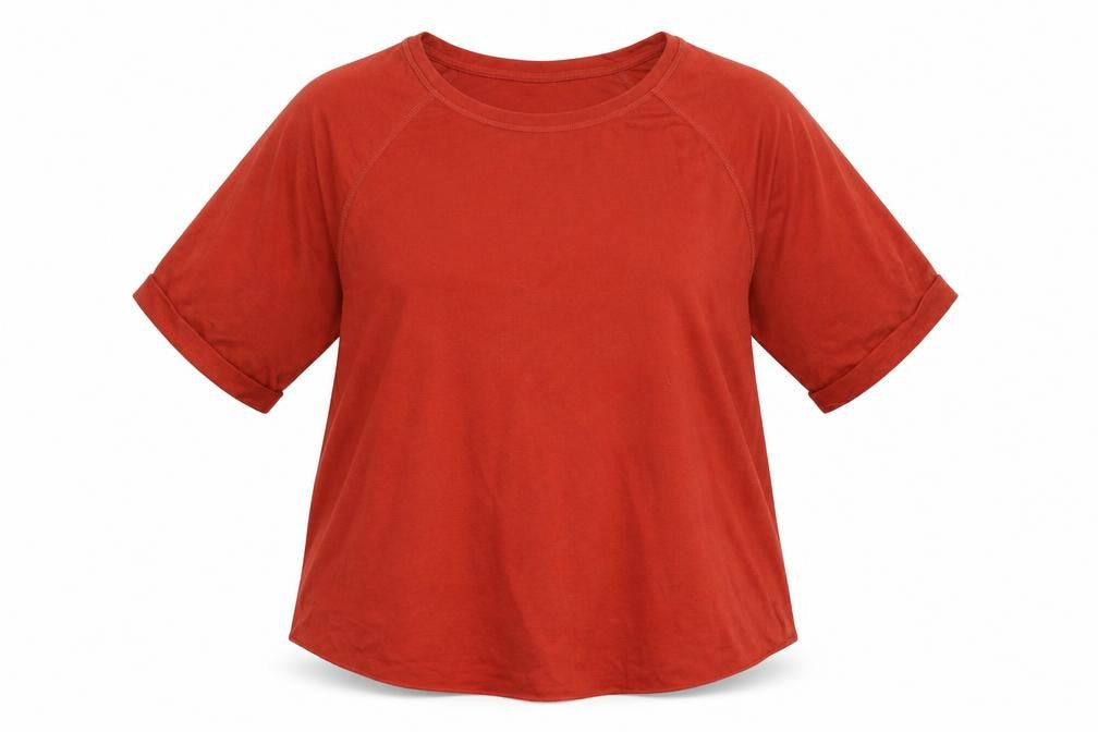 Janina Womens Brown   Basic T-Shirt Size 14