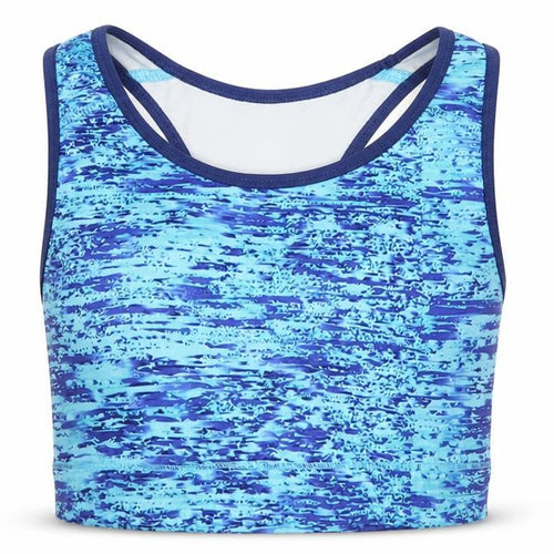 souluxe Girls Blue   Basic Tank Size 10-11 Years