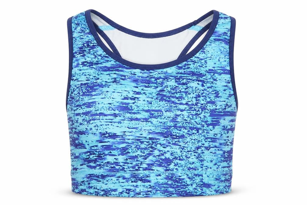 souluxe Girls Blue   Basic Tank Size 10-11 Years