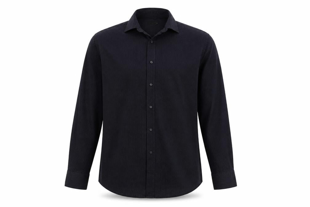 Tom english Mens Blue Striped   Button-Up Size 16.5