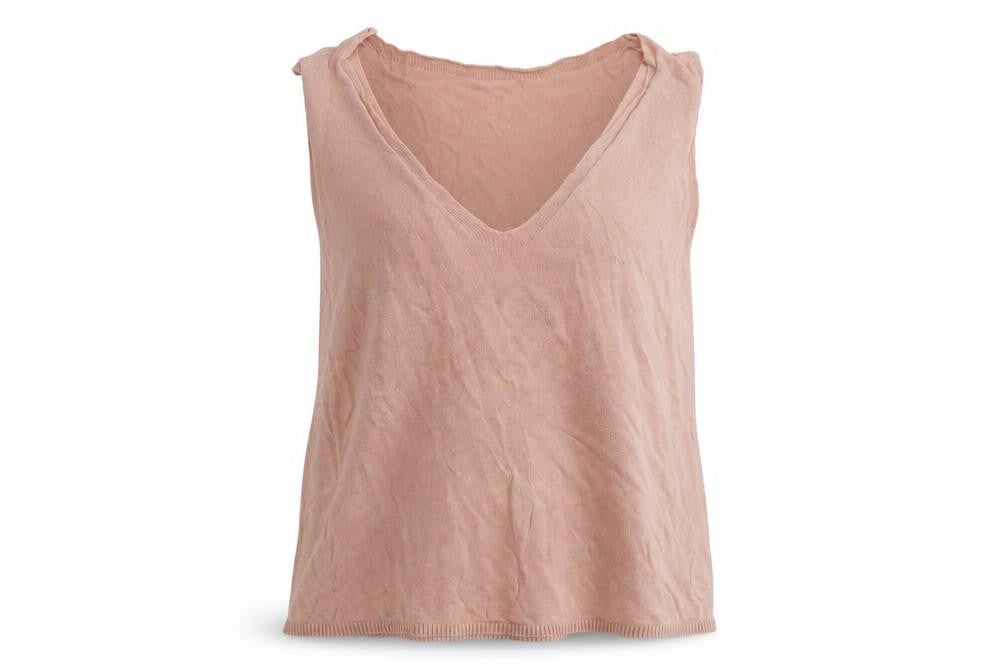 F&F Womens Pink  Knit Basic Tank Size 12