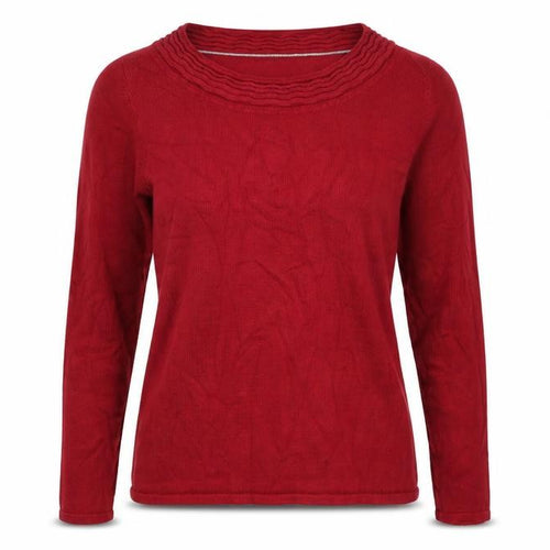 Bonmarché Womens Red  Knit Pullover Jumper Size XS