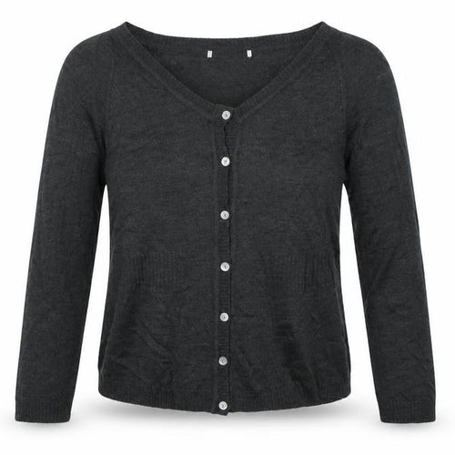 Ethel Austin Womens Grey  Knit Cardigan Jumper Size XL