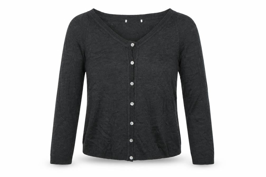 Ethel Austin Womens Grey  Knit Cardigan Jumper Size XL