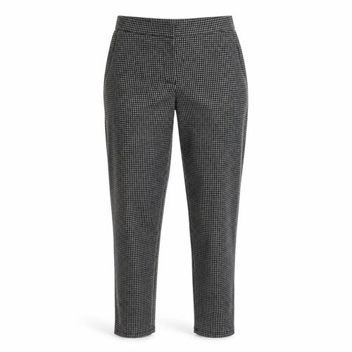 Dorothy Perkins Womens Black Check  Capri Trousers Size 8 L28 in - WORK OFFICE FORMAL