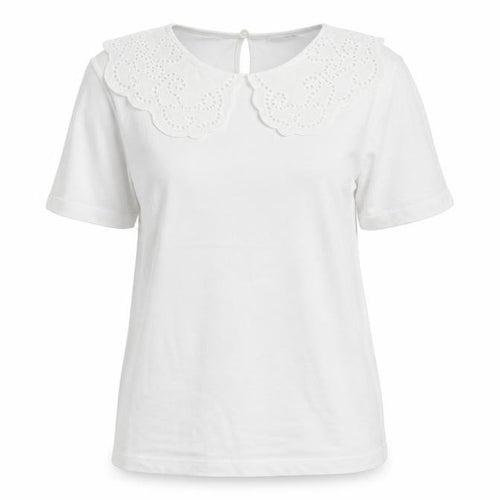 MNG Womens White   Basic T-Shirt Size M