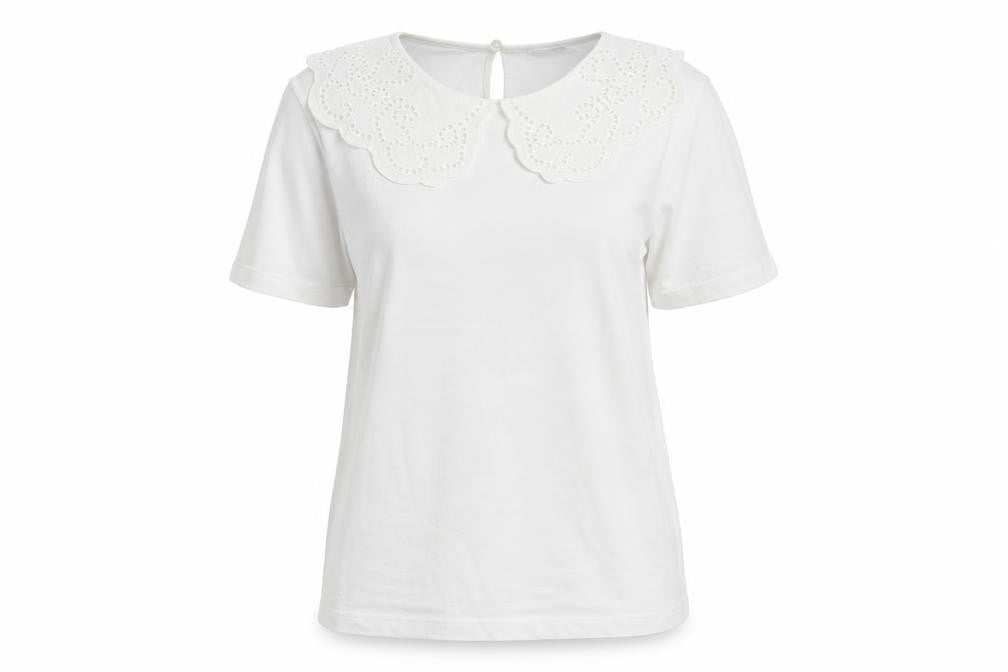 MNG Womens White   Basic T-Shirt Size M