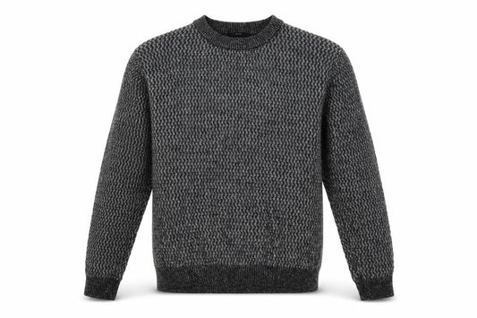 Front view of George men’s grey jumper, size L