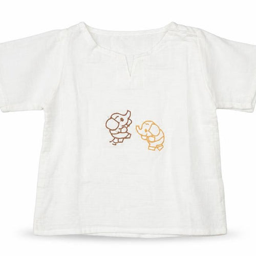 Preworn Baby White   Pullover T-Shirt Size 18-24 Months