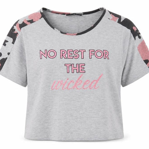 Select Womens Grey   Basic T-Shirt Size M