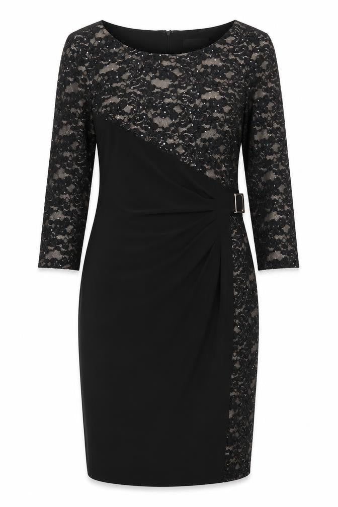 R&M Richards Womens Black   Bodycon  Size 12