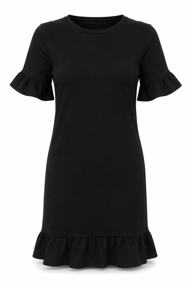 Missguided Womens Black  Rayon Bodycon  Size 8