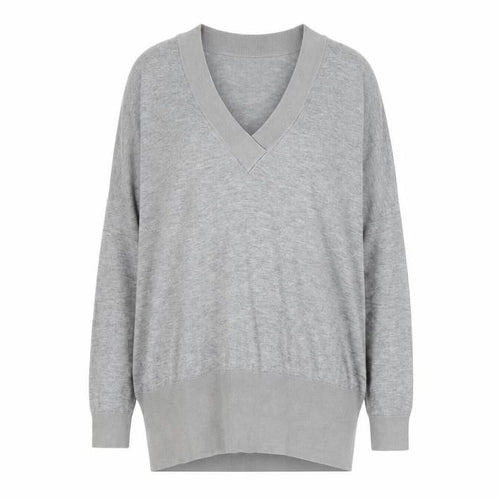 Topshop Womens Grey  Knit Pullover Jumper Size 8