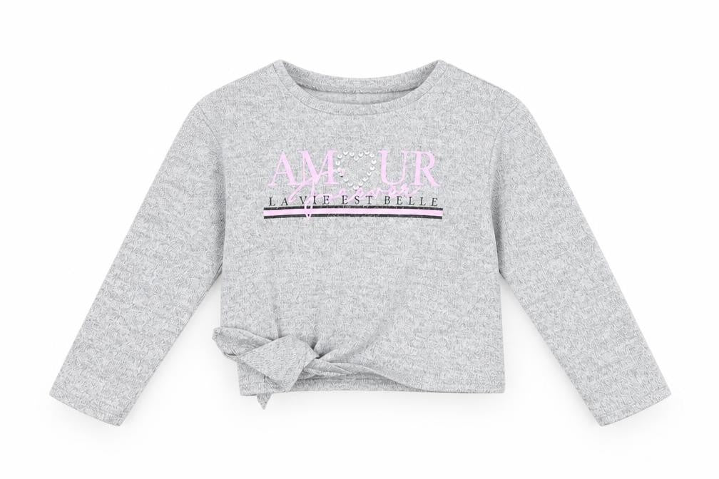 Matalan Girls Silver   Basic T-Shirt Size 5 Years  - amour