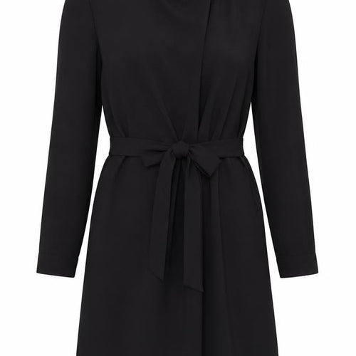 Jaqueline deYong Womens Black   Shirt Dress  Size 4