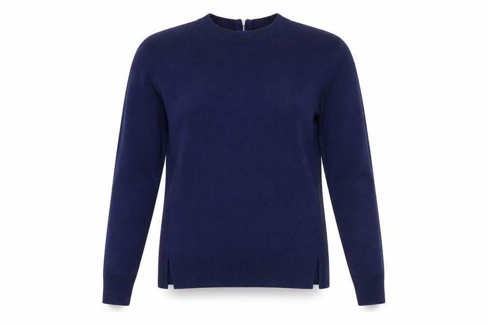 Topshop Womens Blue  Knit Pullover Jumper Size 8