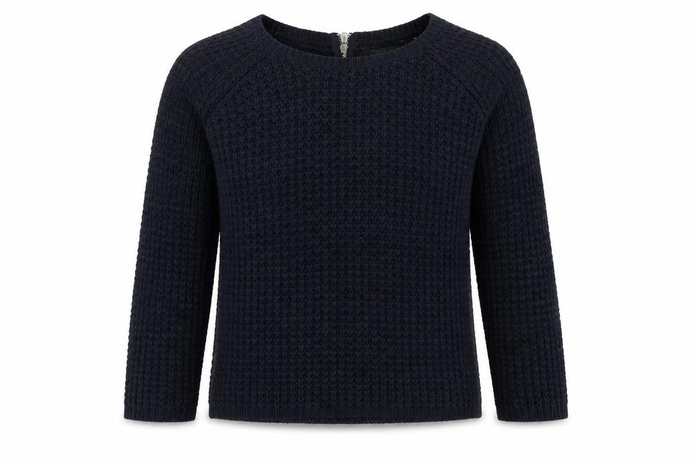 Only Womens Blue  Knit Pullover Jumper Size M