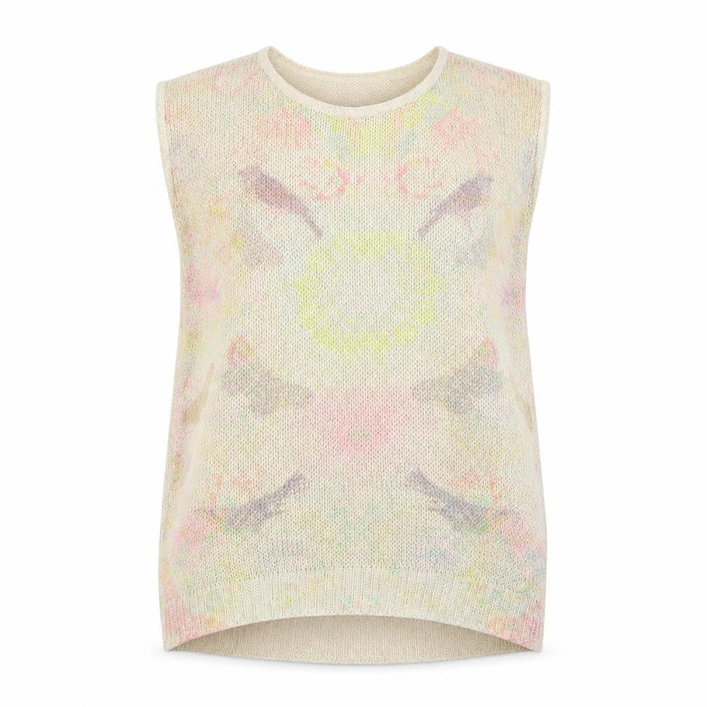 Eskimo Womens Multicoloured Geometric Knit Pullover Jumper Size 10