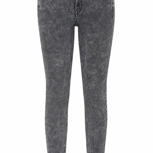 Denim & Co. Womens Grey  Denim Skinny Jeans Size 28 in L27 in - Acid wash