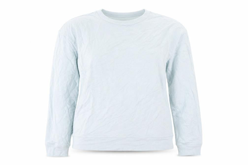 F&F Womens Blue  Jersey Pullover Sweatshirt Size 12