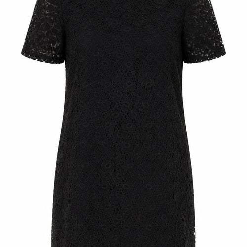 Evie Womens Black  Lace Shift  Size 14