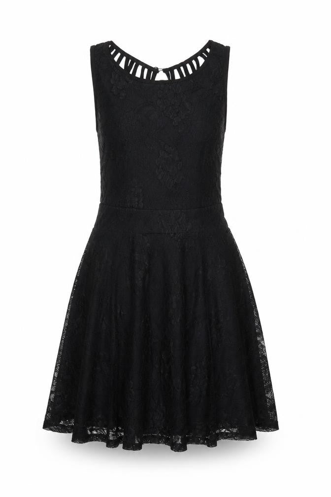Wyldr Womens Black  Lace Fit & Flare  Size XS