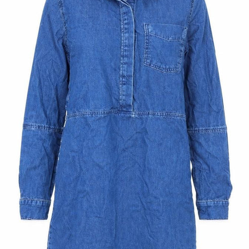 Topshop Womens Blue   Basic T-Shirt Size 6