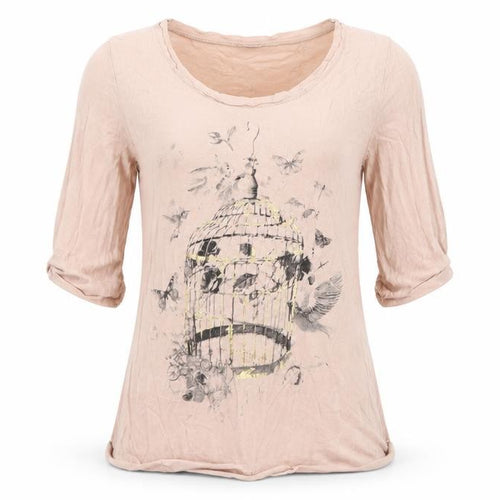 F&F Womens Pink   Basic T-Shirt Size 8