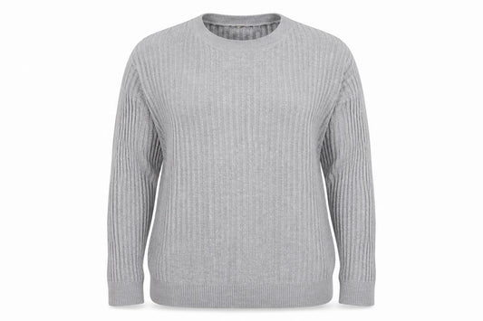 Front view of Papaya women’s grey jumper, size UK 18