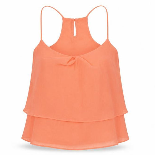 Berkshire Womens Orange   Basic Blouse Size S