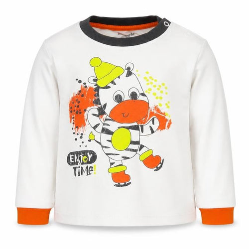 miniworld  White   Basic T-Shirt Size 24 Months