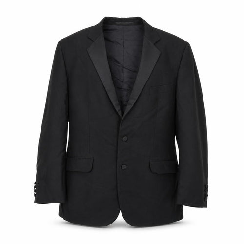 Preworn Mens Black   Jacket Suit Jacket Size 42