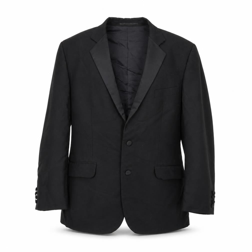 Preworn Mens Black   Jacket Suit Jacket Size 42