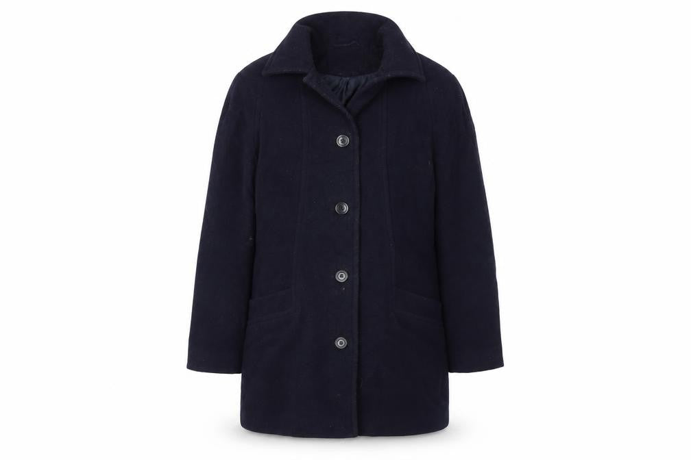 David Barry Womens Blue   Overcoat Coat Size 12