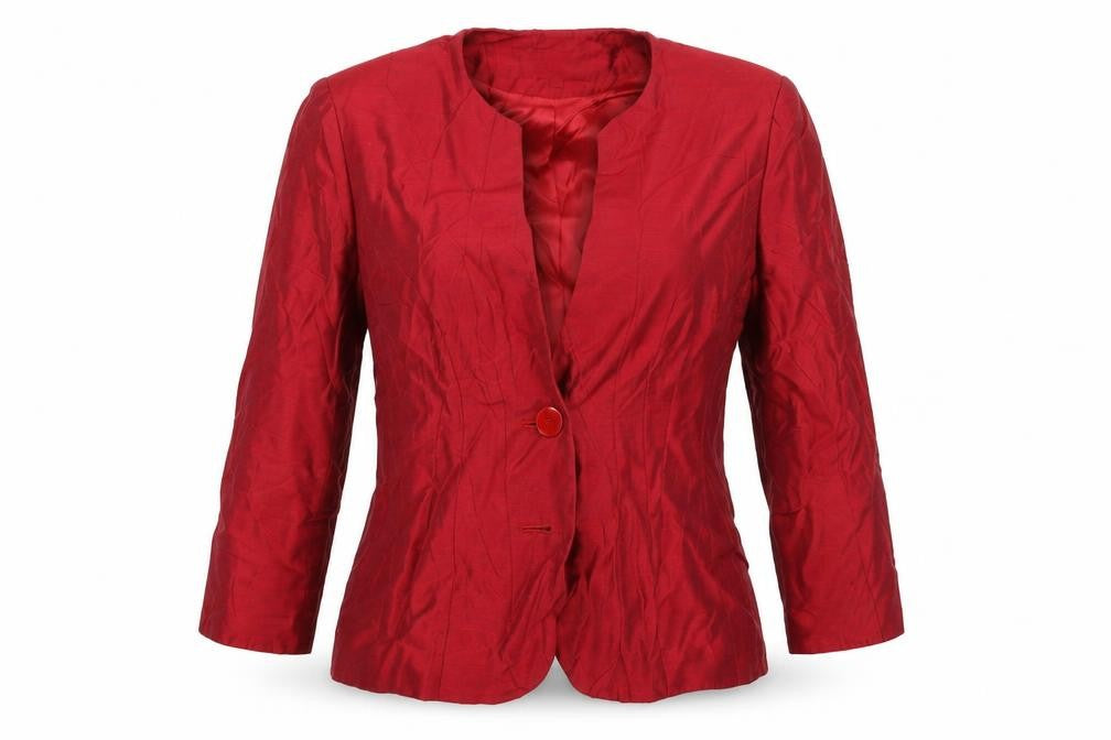 CC Womens Red   Jacket Blazer Size 10