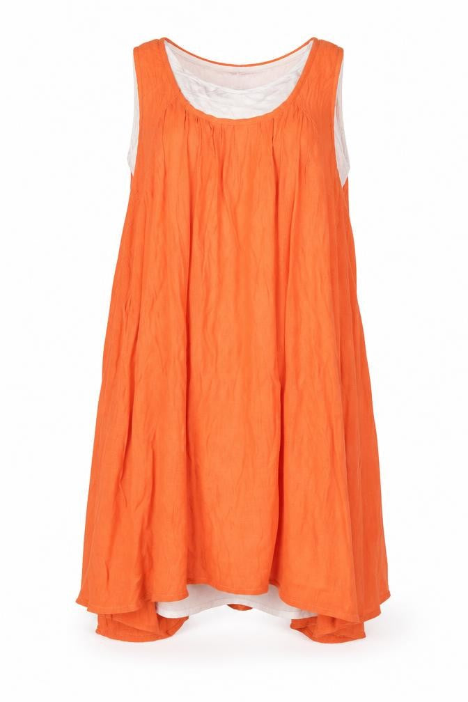 isabel Womens Orange   Fit & Flare  Size L
