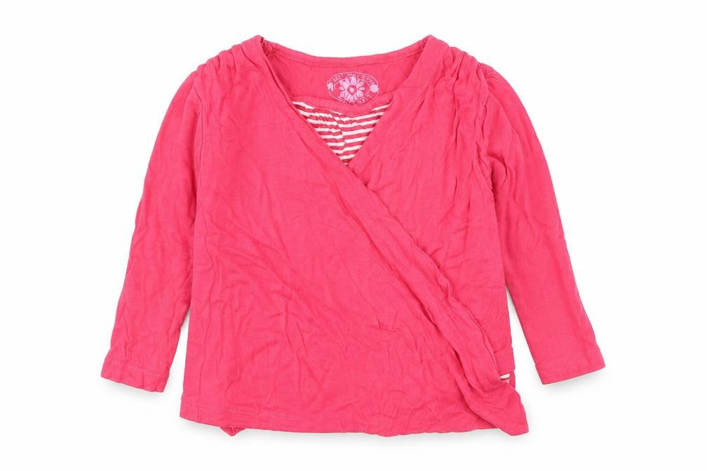 Preworn Girls Pink   Pullover Jumper Size 18-24 Months