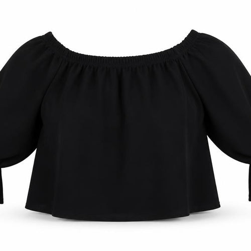 cameo rose Womens Black   Cropped T-Shirt Size 8