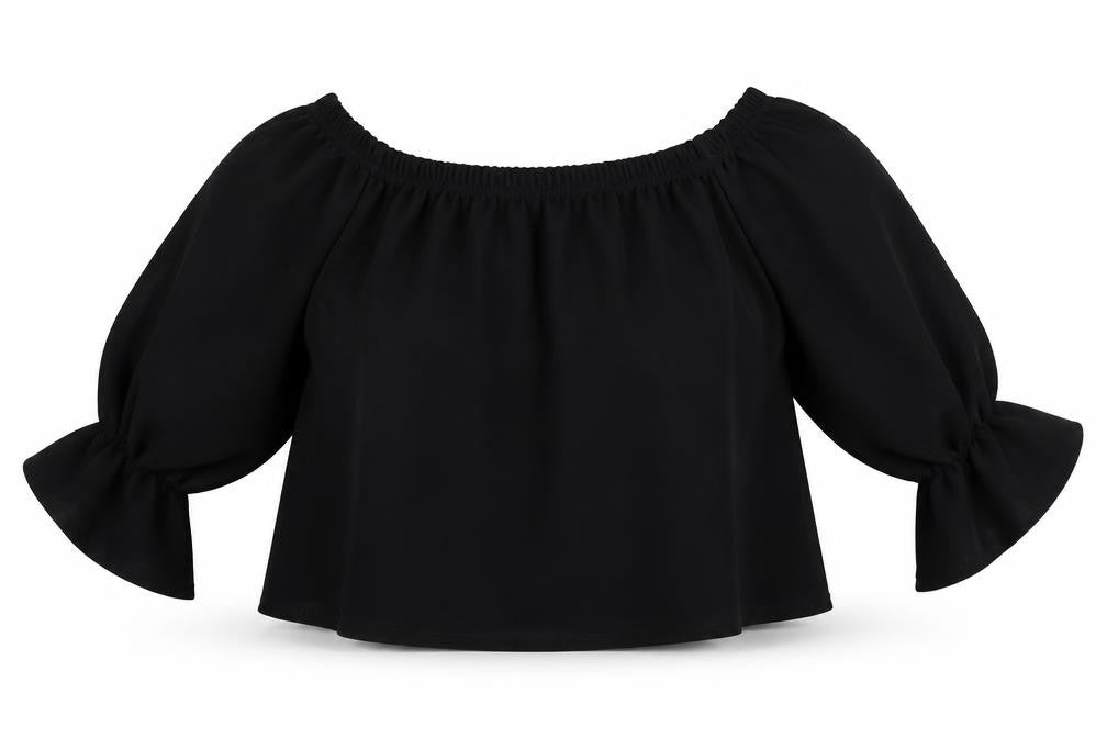 cameo rose Womens Black   Cropped T-Shirt Size 8