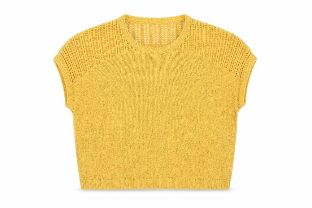 Peacocks Womens Yellow   Pullover Jumper Size M