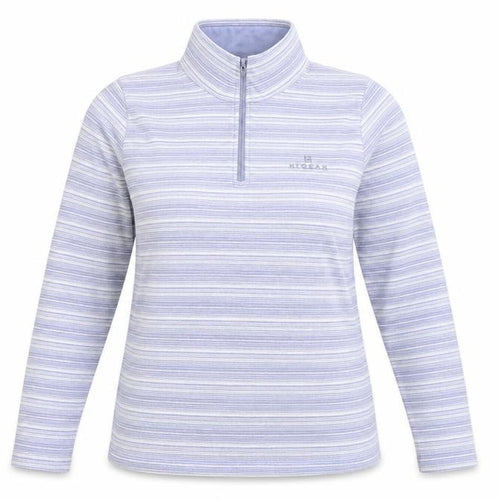 Higear Womens Purple Striped  Henley Jumper Size 10