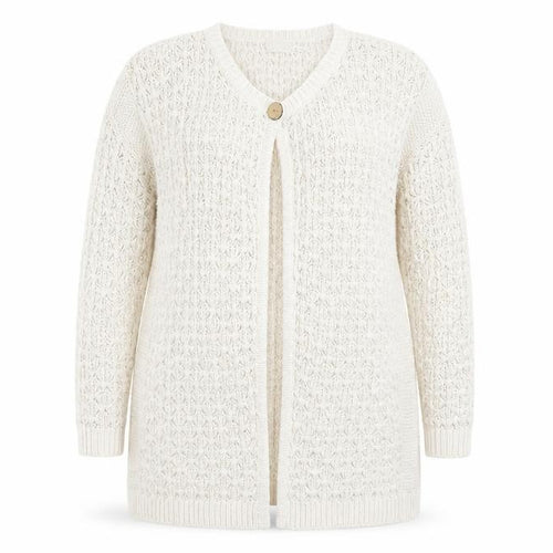 Marks and Spencer Womens Beige   Cardigan Jumper Size 16