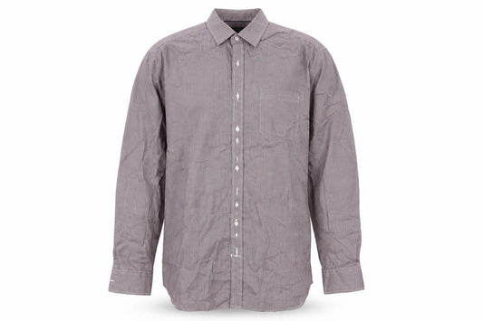 Front view of Marks & Spencer men’s red button-up, size 44