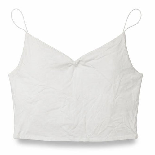 New Look Womens White   Cropped T-Shirt Size 16