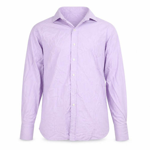 Sartorial Mens Purple    Button-Up Size 17