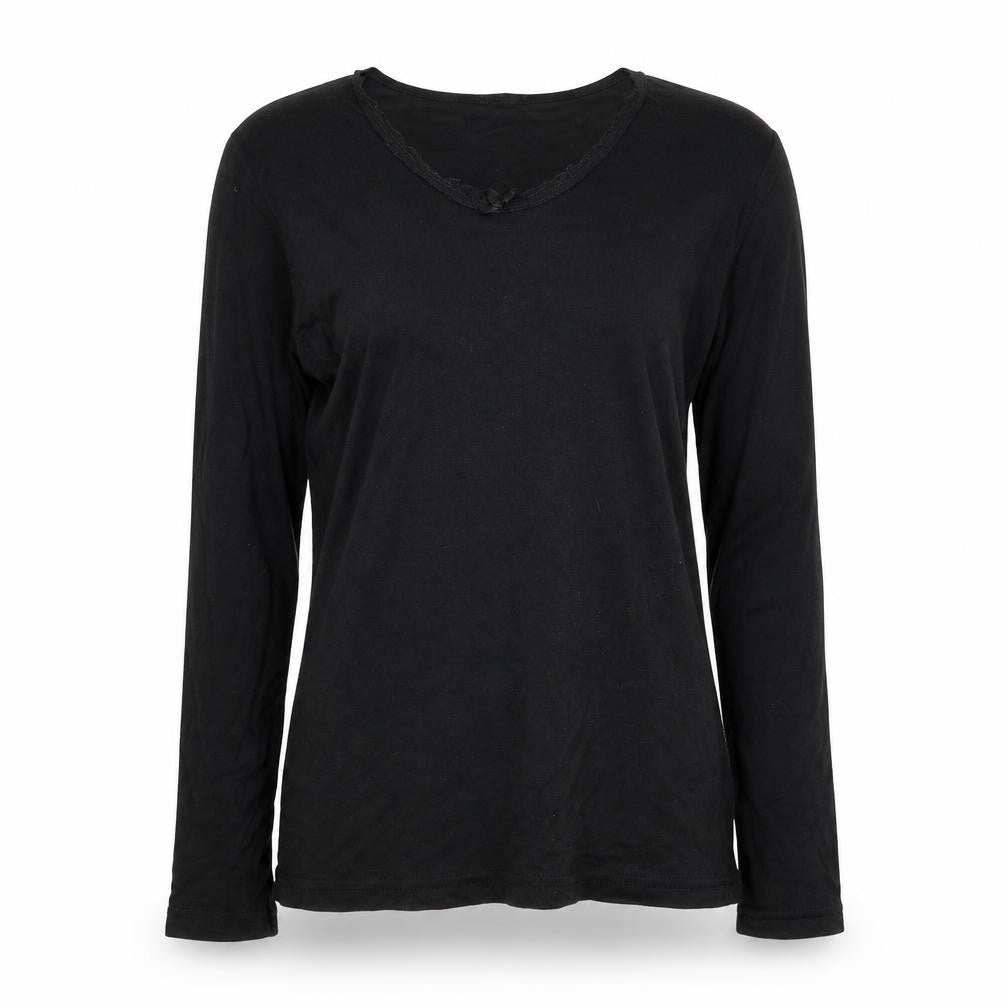Avenue Girls Black   Basic T-Shirt Size 12-13 Years