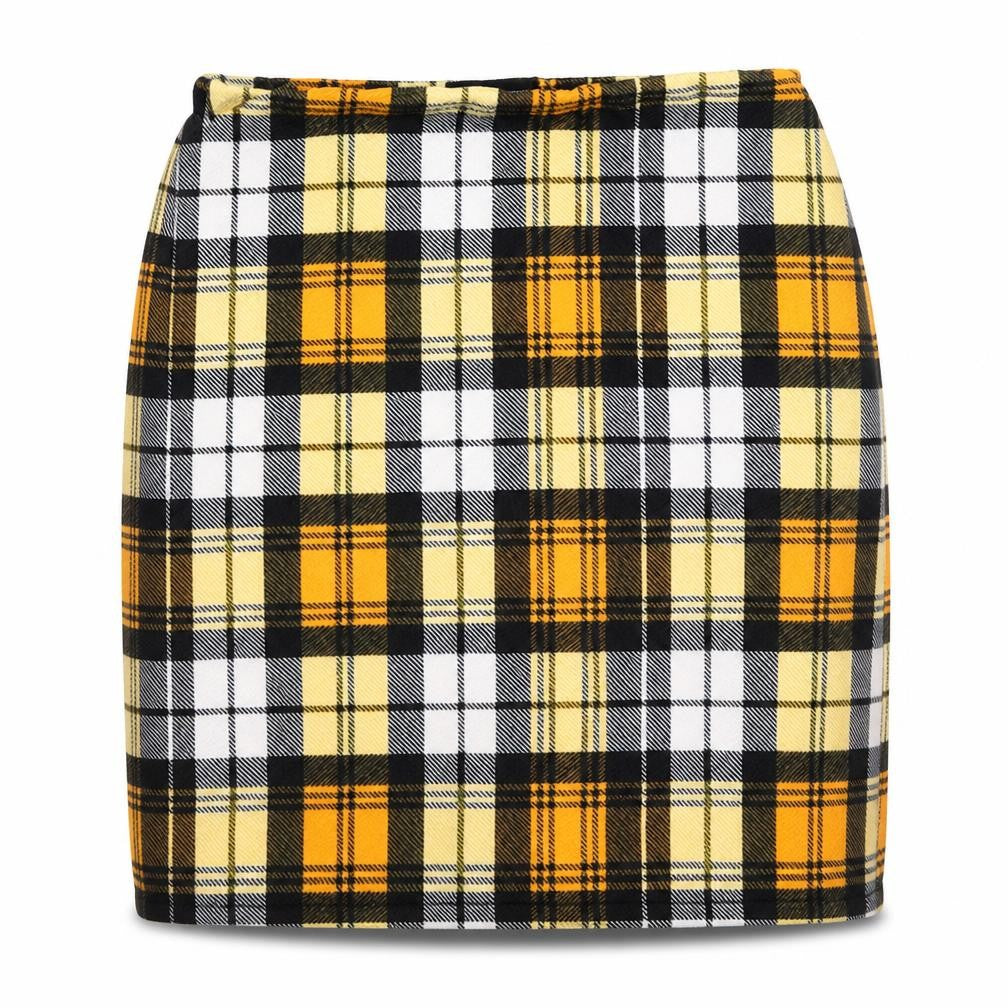 pretty little thiung Womens Yellow   Mini Skirt Size 6