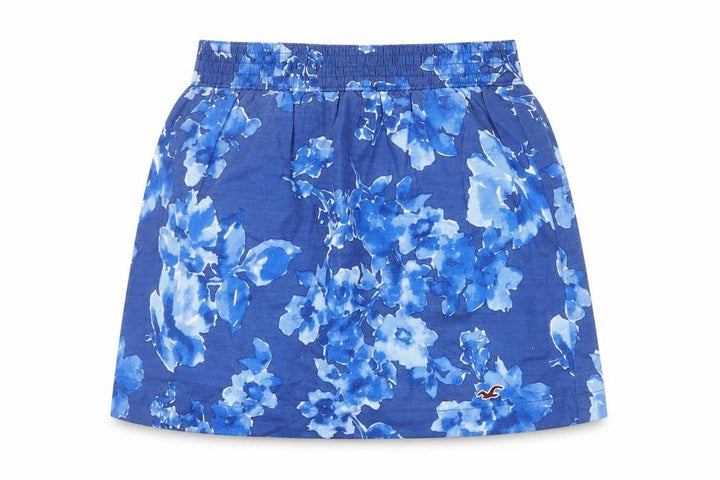 Hollister Womens Blue Floral  Straight & Pencil Skirt Size XS