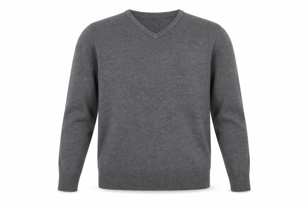 Burton Mens Grey  Knit Pullover Jumper Size L