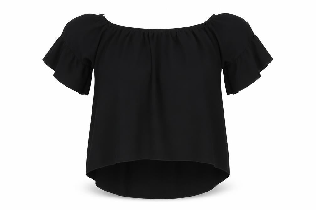 Quiz Womens Black   Tunic Blouse Size 12